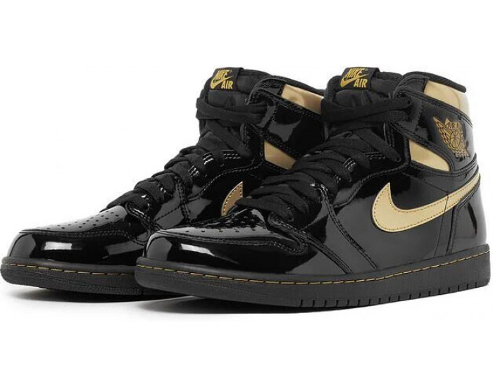 Nike Air Jordan 1 Retro Black Metallic Gold