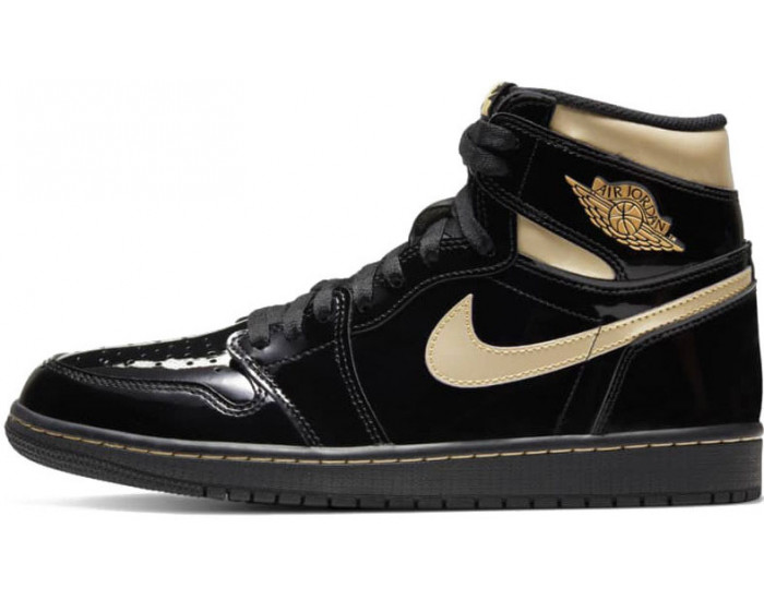 Nike Air Jordan 1 Retro Black Metallic Gold
