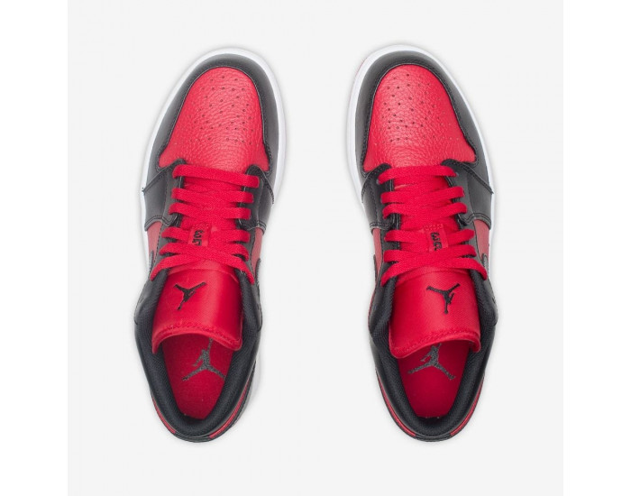 Nike Air Jordan 1 Low черно-красные