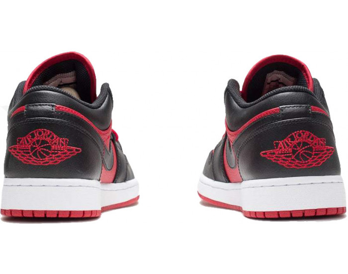 Nike Air Jordan 1 Low черно-красные