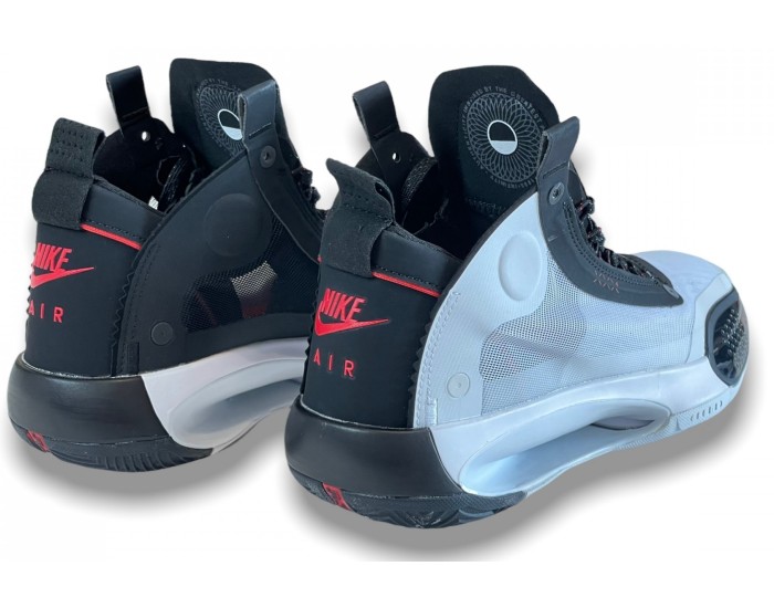 Nike Air Jordan 34 XXXIV bred White / Black-red