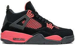 Nike Air Jordan 4 Retro Black Red Thunder
