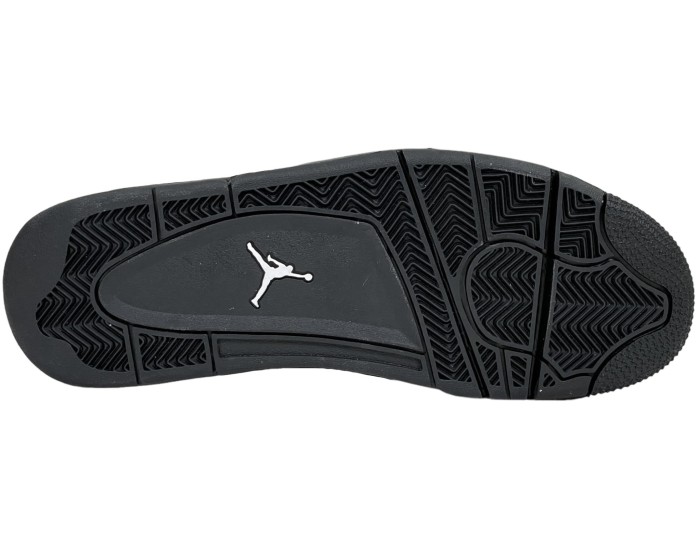 Nike Air Jordan 4 Retro черные с мехом