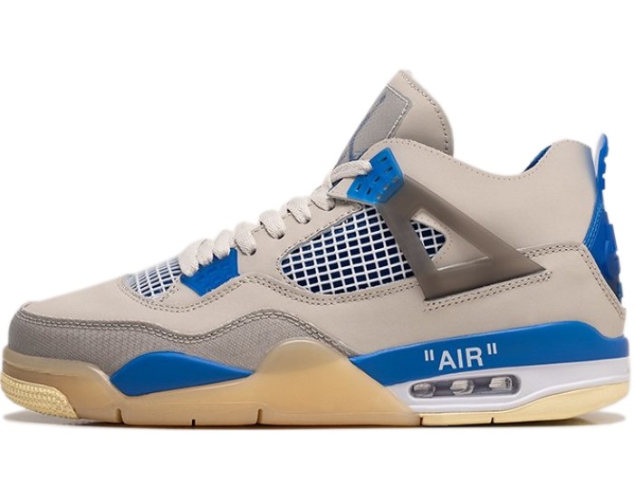 Nike Air Jordan 4 Retro White Blue