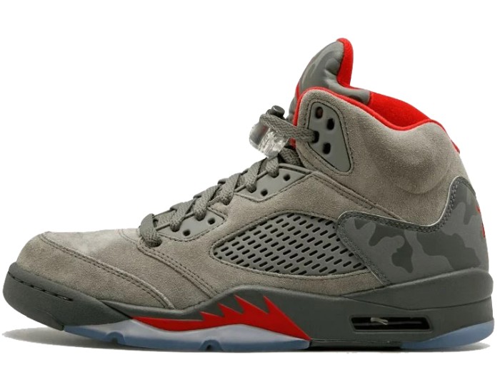 Nike Air Jordan 5 Retro Dark Stucco University Red