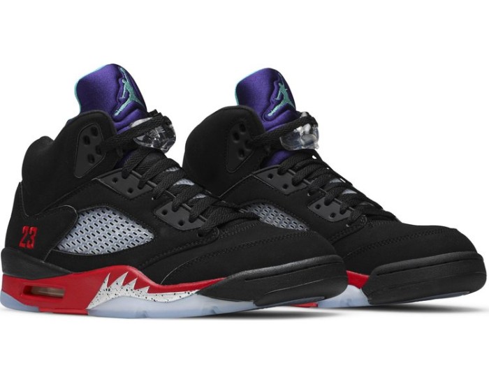 Nike Air Jordan 5 Retro Top 3 Black Red