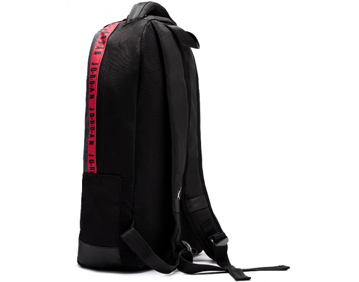 Рюкзак Nike Air Jordan черный с красными полосами