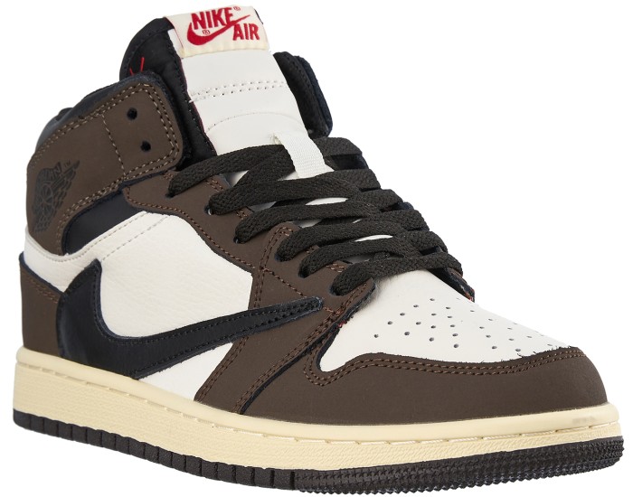 Nike Air Jordan 1 High Travis Scott Brown с Мехом