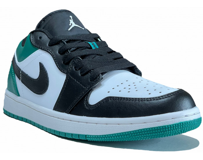 Nike Air Jordan 1 Low White Black Mystic Green