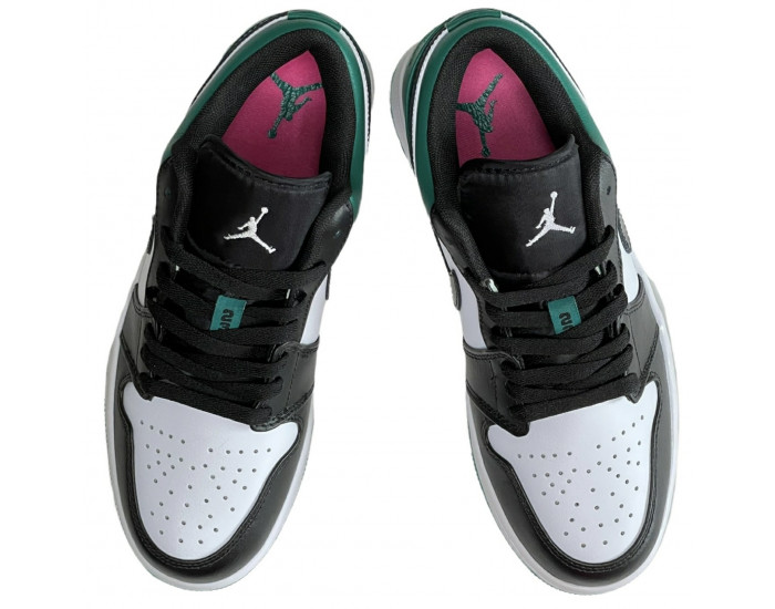 Nike Air Jordan 1 Low White Black Mystic Green
