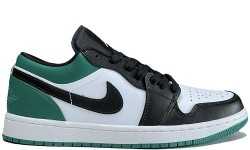 Nike Air Jordan 1 Low White Black Mystic Green