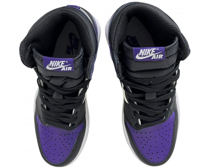 Nike Air Jordan 1 Mid Court Purple Black