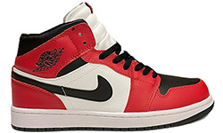 Nike Air Jordan 1 High Chicago Black Red с Мехом