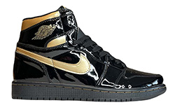 Nike Air Jordan 1 Retro OG Black Mettalic Gold