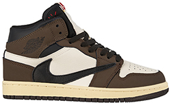 Nike Air Jordan 1 High Travis Scott Brown с Мехом
